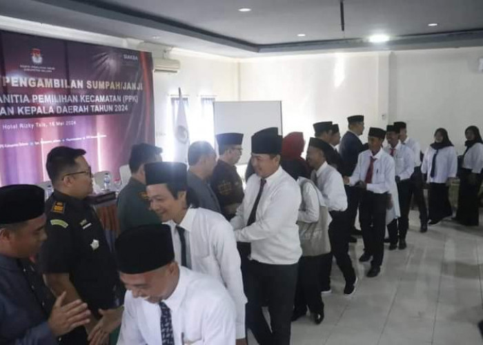 Pasca Dilantik, 70 Anggota PPK Kabupaten Seluma Diminta Segera Bentuk Kantor Sekretariat