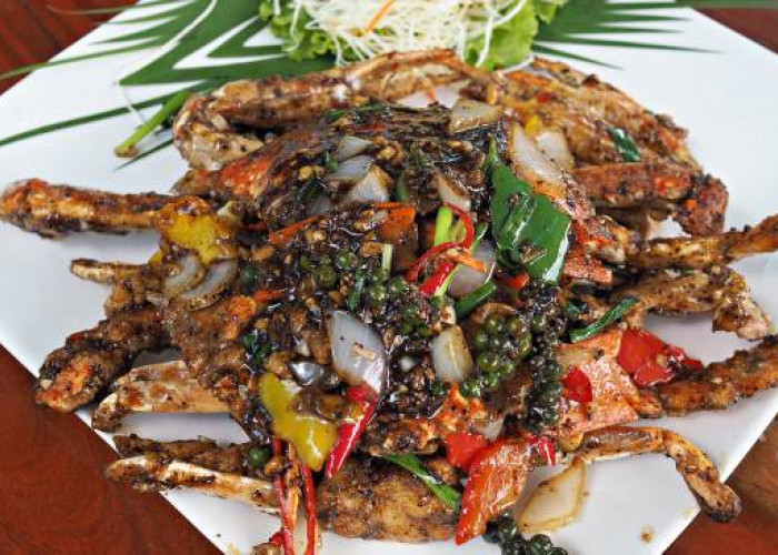 Menu Masakan Menggugah Selera, Yuk Coba Resep Kepiting Lada Hitam Berikut Ini