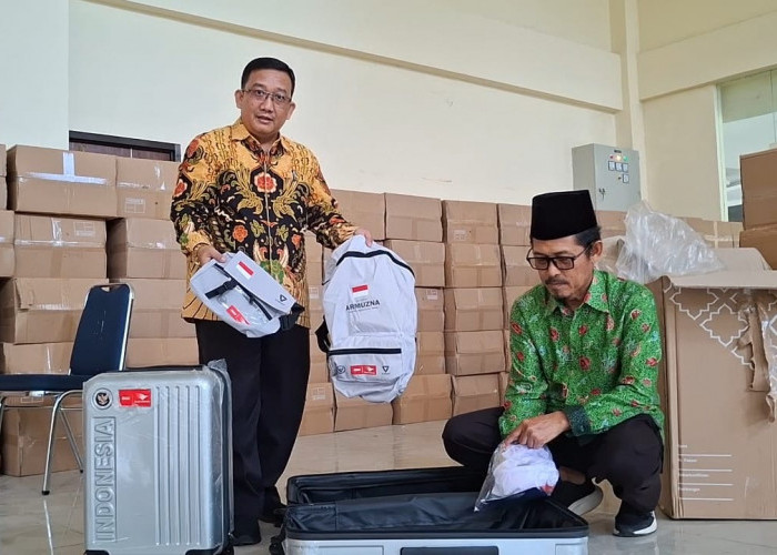 530 Koper Jemaah Tiba di Asrama Haji Bengkulu, Distribusi Mulai Berjalan