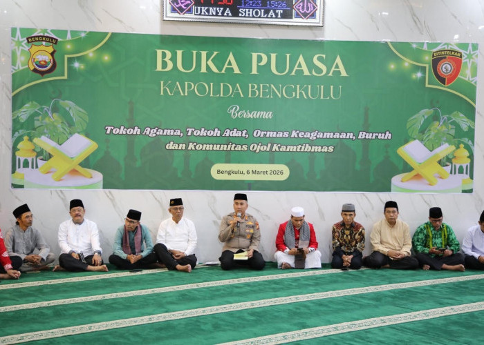 Buka Puasa Bersama, Kapolda Bengkulu Pererat Silaturahmi Lintas Elemen Masyarakat