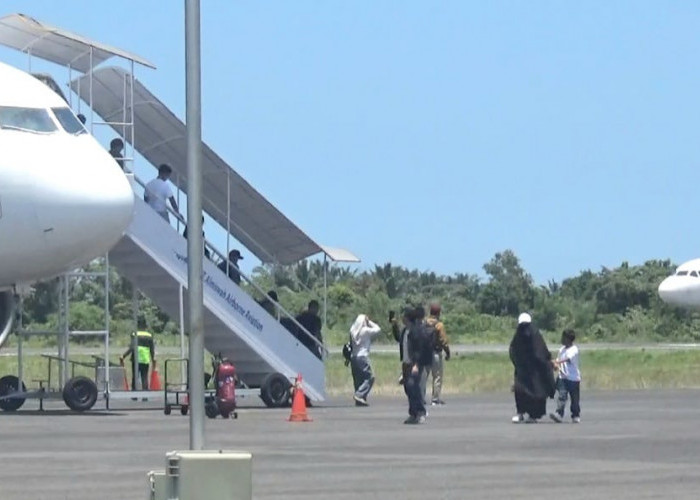 Lonjakan H-2 Lebaran, Penumpang di Bandara Fatmawati Bengkulu Tembus 3.471 Orang