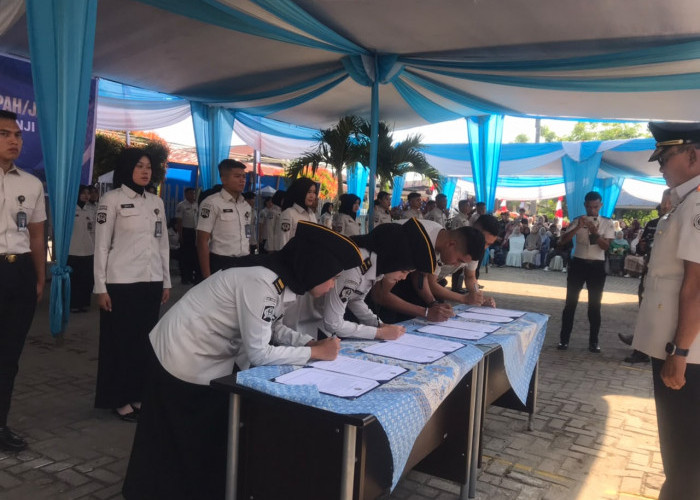 60 CPNS Kanwil Ditjenpas Bengkulu Resmi Diangkat Jadi PNS