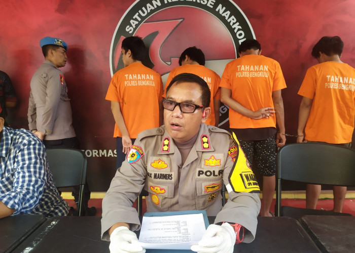 Polisi Tangkap 2 Pemuda Pengedar Sabu di Kota Bengkulu