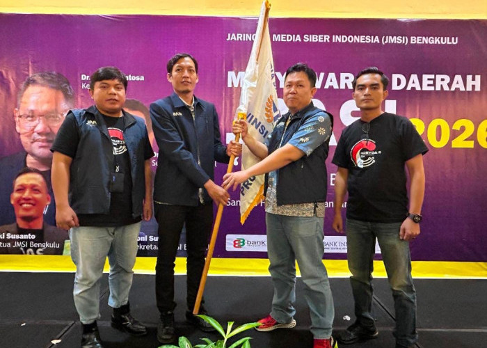 Dedy Hardiansyah Putra Terpilih Jadi Ketua JMSI Bengkulu Periode 2026–2031