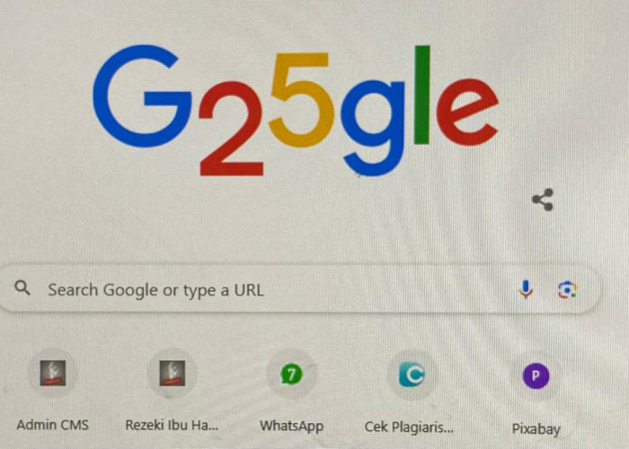 Google Ulang Tahun Hari Ini, Tampilan Google Doodle Ada Angka 25, Simak Kilas Balik Sejarahnya