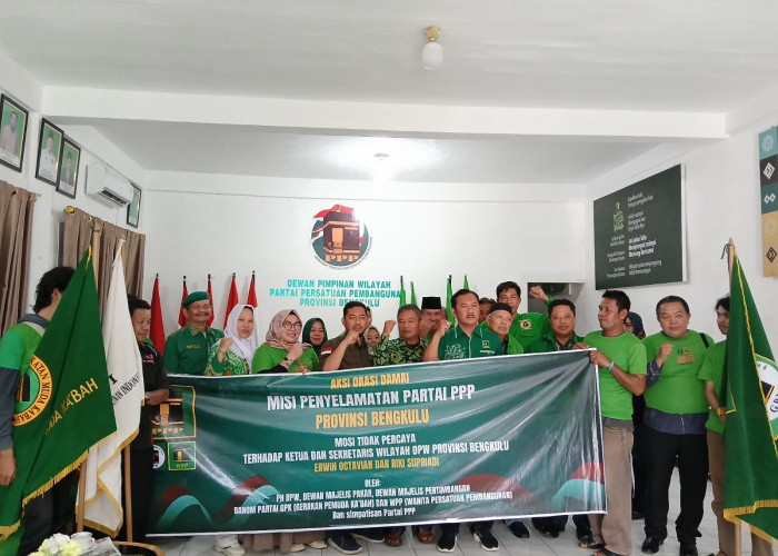 DPW PPP Bengkulu Angkat Bicara Soal Konflik Internal dan Suara Penyelamatan Partai