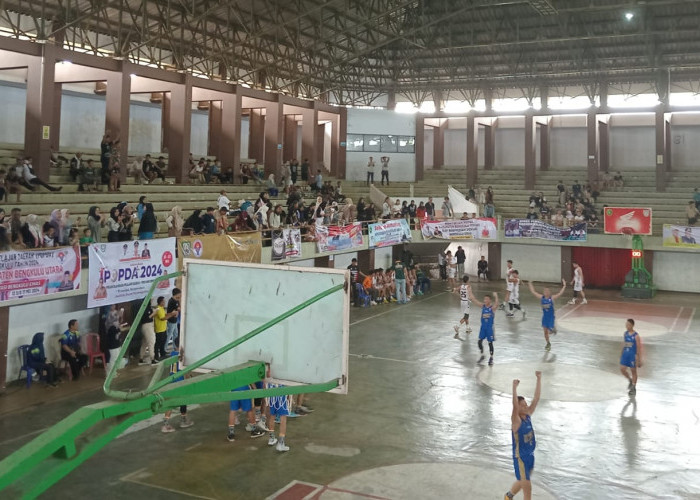 Tim Basket Putra Bengkulu Selatan Libas Kota Bengkulu, Pastikan Jumpa Rejang Lebong di Final POPDA 2024