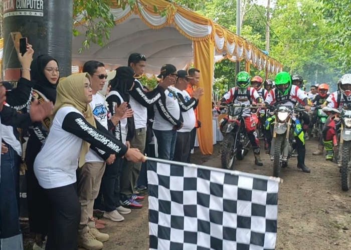 Ribuan Riders Motor Trail Ramaikan Jelajah Alam Mukomuko ke-6