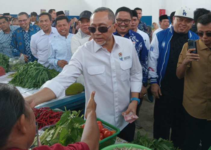 Mendag Zulkifli Hasan Resmikan Pasar Jangkar Mas dan Tinjau Harga Bapok di Kota Bengkulu