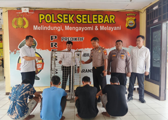 Gelapkan 179 Troli Besi Indomaret, 4 Orang Termasuk Karyawan Indomarco Diringkus Polisi