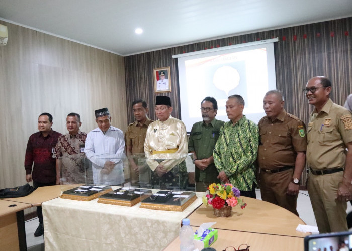 Hasil Temuan Candi Muaratakus Diserahkan ke Dinas Kebudayaan Provinsi Riau