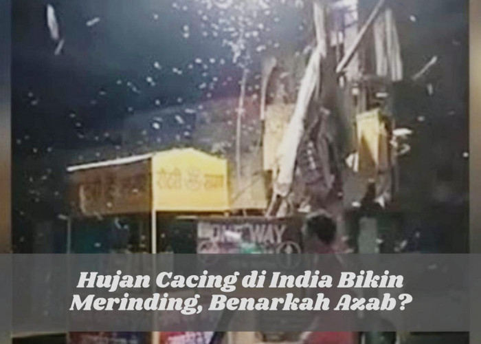 Fenomena Aneh! Hujan Cacing di India Bikin Merinding, Benarkah Azab?
