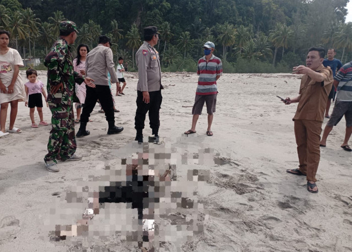 Mayat Pria Ditemukan Terdampar di Pantai Batu Lungun