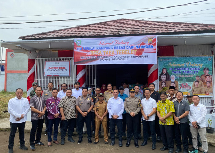Kalahkan Ribuan Desa, Taba Tebelet Wakili Bengkulu di 14 Besar Kampung Bebas Narkoba Nasional