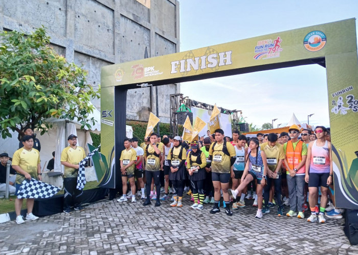 Semarak HUT ke-79 BPK, Fun Run 2025 Ramaikan Jalanan Kota Bengkulu