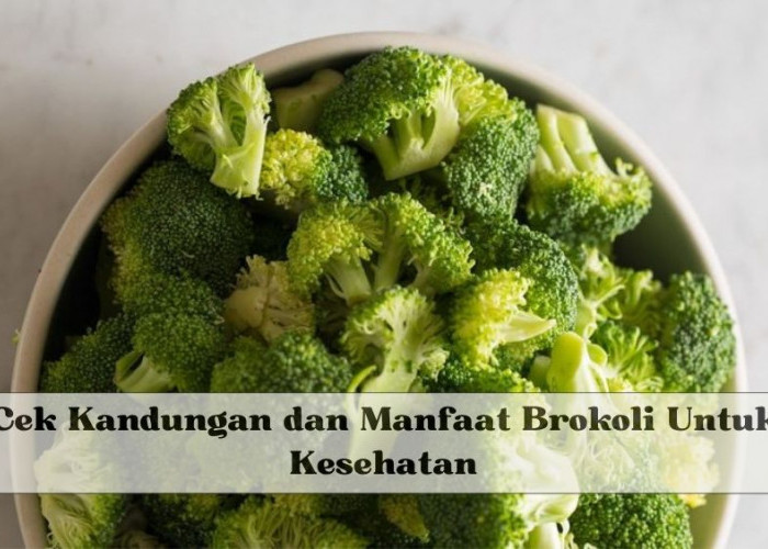 Brokoli Punya Segudang Khasiat, Cek Kandungan dan Manfaatnya untuk Kesehatan Tubuh