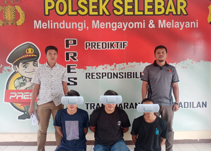 Keroyok Seorang Mahasiswa, 3 Pemuda Kota Bengkulu Diamankan Polisi
