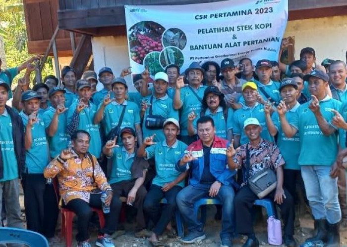 Berdayakan Masyarakat Lebong, PT. PGE Hululais Beri Pelatihan Stek dan Bantuan Bibit Kopi kepada Petani 