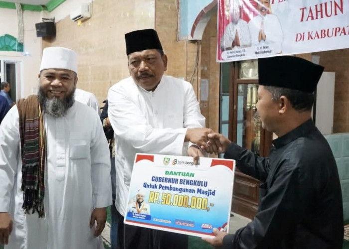 Andalkan Dana CSR, Pemprov Bengkulu Kucurkan Setengah Miliar Rupiah untuk Masjid di 10 Kabupaten/Kota