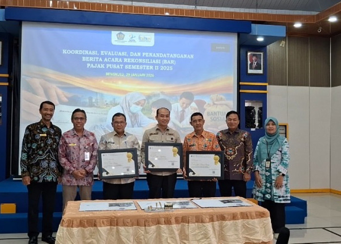 Kemenkeu dan 10 Pemda di Bengkulu Teken Rekonsiliasi Pajak, Syarat Mutlak Penyaluran DBH 2026