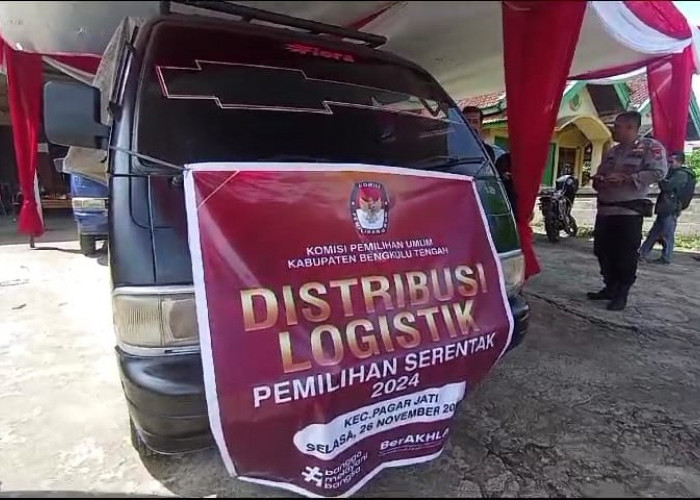 KPU Bengkulu Tengah Mulai Distribusikan Logistik ke 217 TPS 