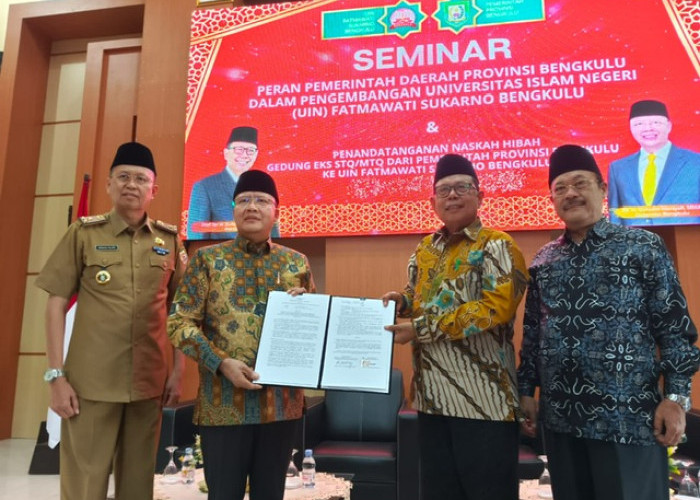 Gubernur Serahkan Gedung Eks STQ ke UIN FAS Bengkulu