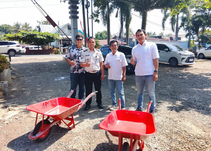 Perlancar Distribusi Logistik, Rutan Manna Terima Bantuan 2 Unit Troli dari Dinas PUPR