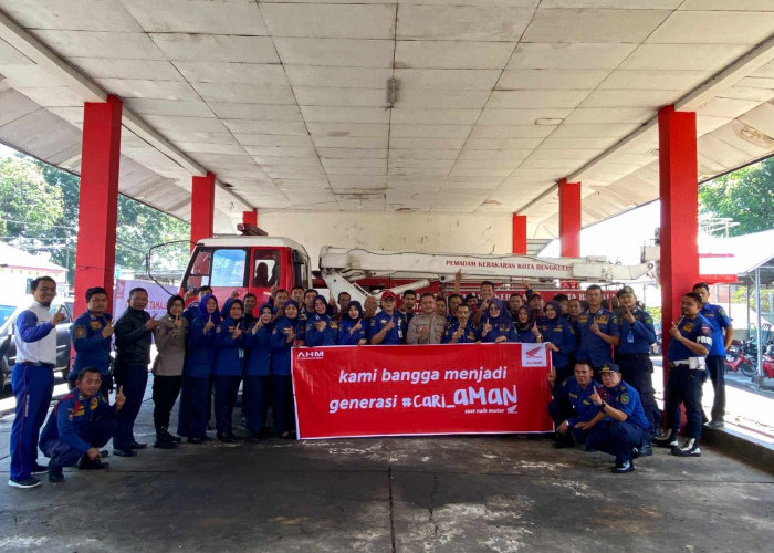 Astra Motor Bengkulu Edukasi Safety Riding di Dinas Pemadam Kebakaran dan Penyelamatan Kota Bengkulu