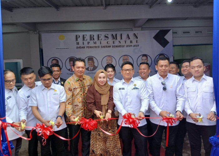 HIPMI Center Bengkulu Diresmikan Sebagai Pusat Pengembangan Pengusaha Muda dan Ekonomi Kreatif