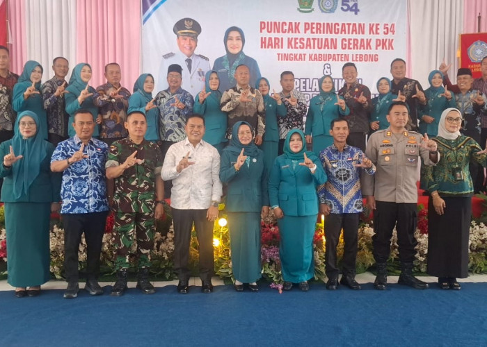 Hadiri HKG TP-PKK ke-54 di Lebong, Bupati dan Wabup Komitmen Wujudkan Kesejahteraan Keluarga