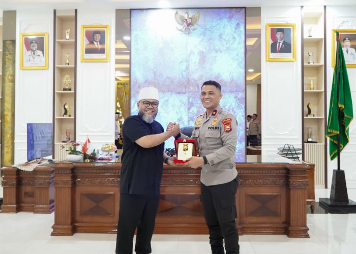 Perkuat Sinergi dan Kamtibmas, Gubernur Helmi Hasan Terima Silaturahmi Kapolda Bengkulu
