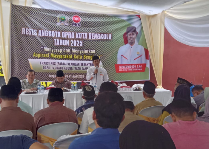 Wakil Ketua I DPRD Kota Bengkulu Rahmad Widodo Perjuangkan Aspirasi Masyarakat
