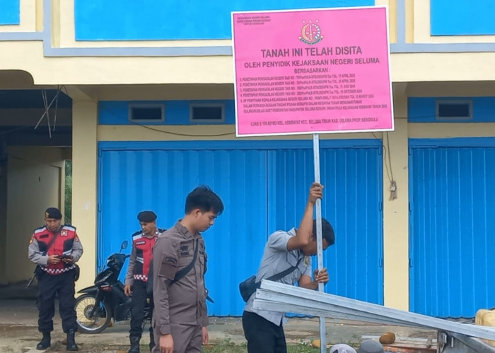 Korupsi Tukar Guling Lahan Pemkab Seluma, Kejari Sita 19 Hektar Lahan di Kelurahan Sembayat