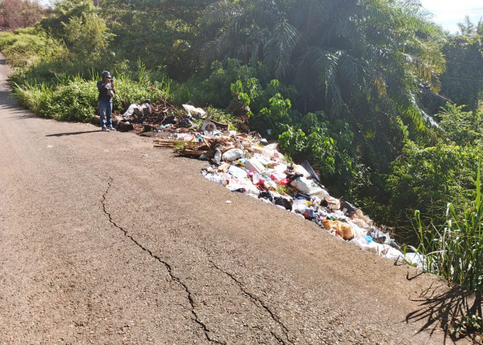 Minim TPS, Jalan ke Mandi Angin Seluma Disulap Jadi Lokasi Buang Sampah
