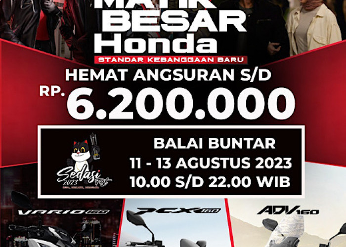 Astra Motor Bengkulu Gelar Honda Premium Matic Day, Bersama Sedasi Fest 2023