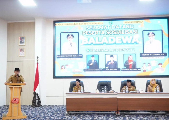 Diluncurkan Walikota Bengkulu, Program BALADEWA Berikan Akta Kelahiran hingga BPJS untuk Bayi Baru Lahir
