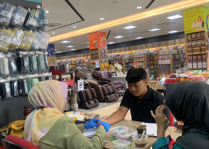 Gramedia Meranti Gandeng PMI Kota Bengkulu Gelar Kegiatan Donor Darah