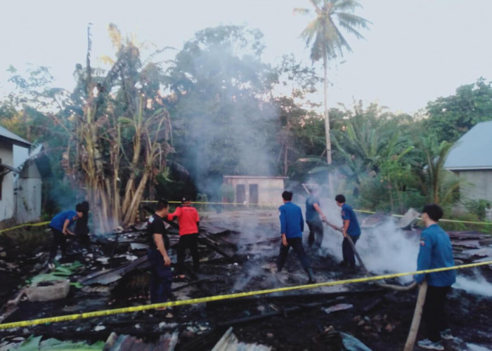 Kebakaran Rumah di Desa Bukit Peninjauan II, Satu Orang Meninggal Dunia