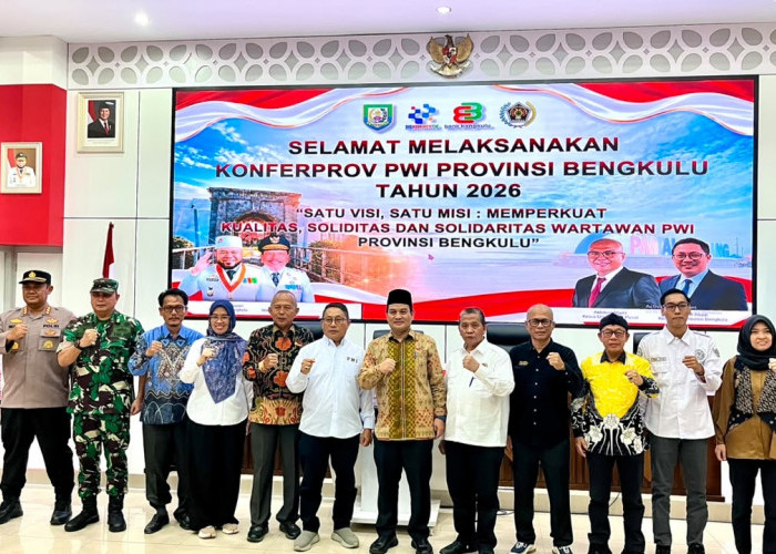 Masa Bakti 2026–2031 Dimulai, Marsal Abadi Targetkan Wartawan PWI Bengkulu Makin Berintegritas