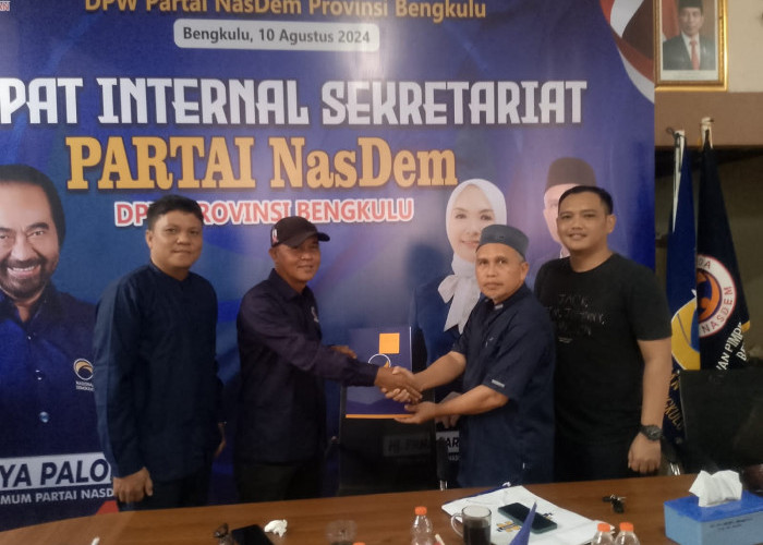 Partai NasDem Tetapkan 4 Unsur Pimpinan DPRD di Kabupaten Kota se-Provinsi Bengkulu