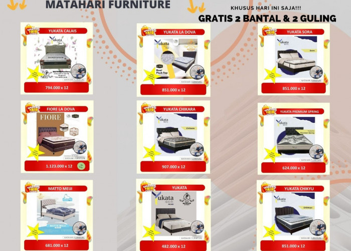 Yuk Ketemu Okan di Matahari Furniture!