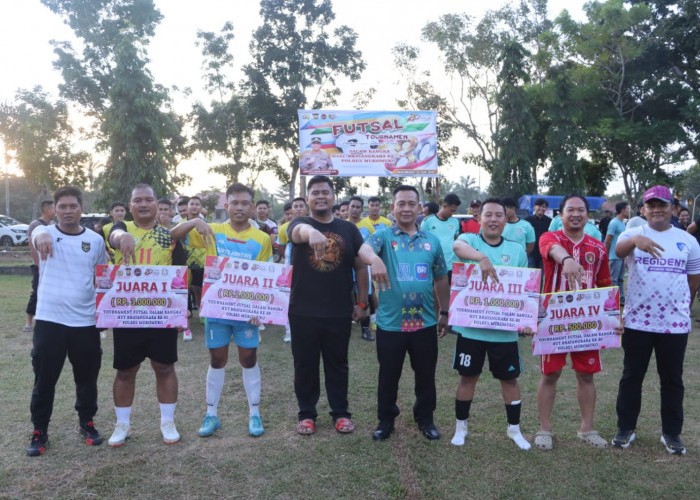 Sat Samapta Raih Juara Turnamen Futsal Internal Polres Mukomuko dalam Rangka Hari Bhayangkara ke-80