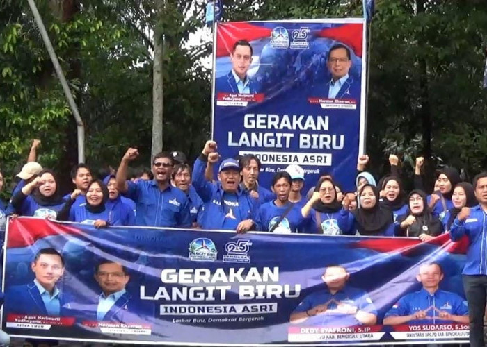 Rayakan HUT ke-25, DPC Partai Demokrat Bengkulu Utara Peringati Lewat Aksi Peduli Lingkungan