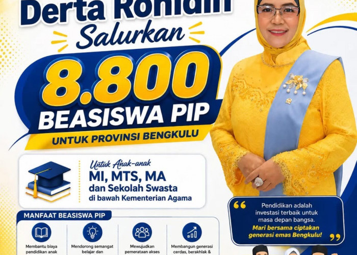 Derta Rohidin Salurkan 8.800 Beasiswa PIP untuk Siswa Madrasah di Bengkulu