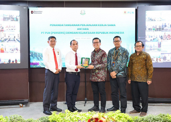 Kejati Bengkulu Ikuti Penandatanganan PKS Antara PLN dan Kejaksaan Agung Secara Nasional