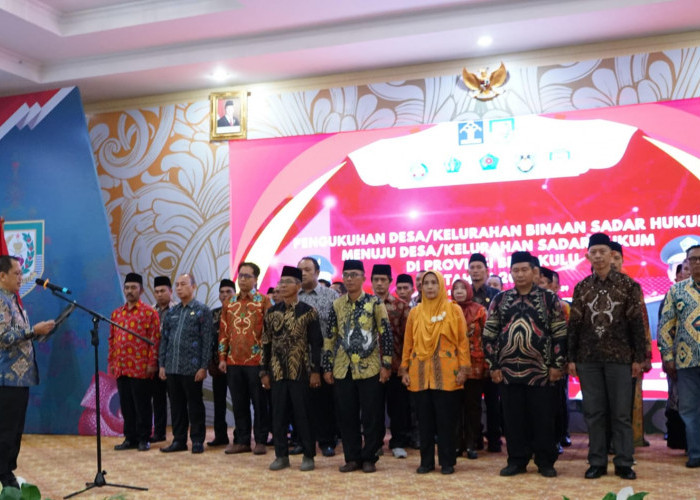 Daftar 43 Desa dan Kelurahan Menuju Desa Sadar Hukum di Bengkulu 