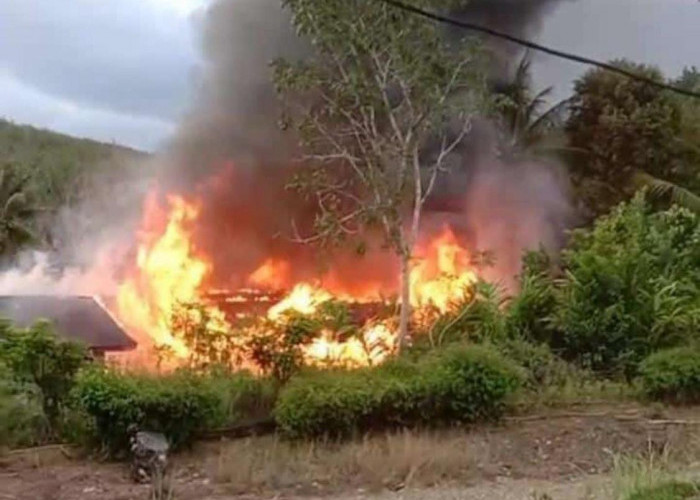 Rumah Karyawan PT Pamor Ganda di Bengkulu Utara Ludes Terbakar, Diduga Penyebabnya Ini