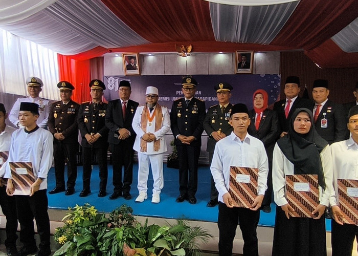1.711 Warga Binaan di Bengkulu Terima Remisi Kemerdekaan, 60 Orang Langsung Bebas