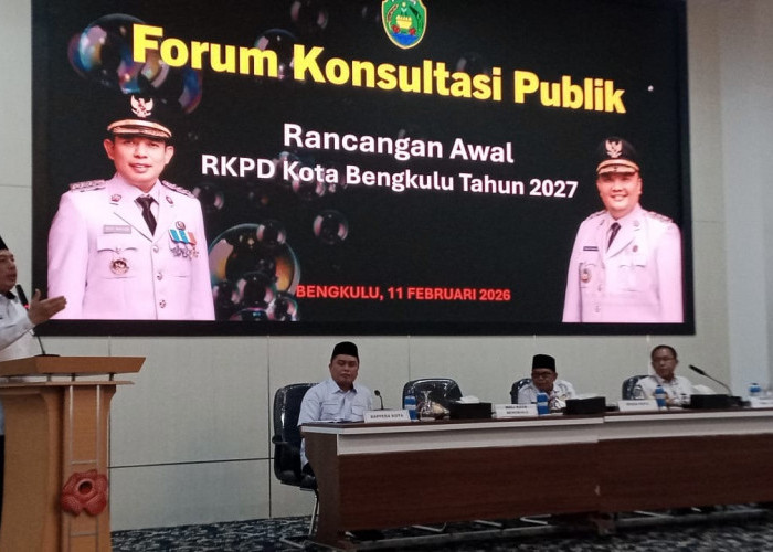 Fokus Pembangunan Pemkot Bengkulu 2027: Prioritaskan Jalan, Drainase dan Percantik Wajah Kota