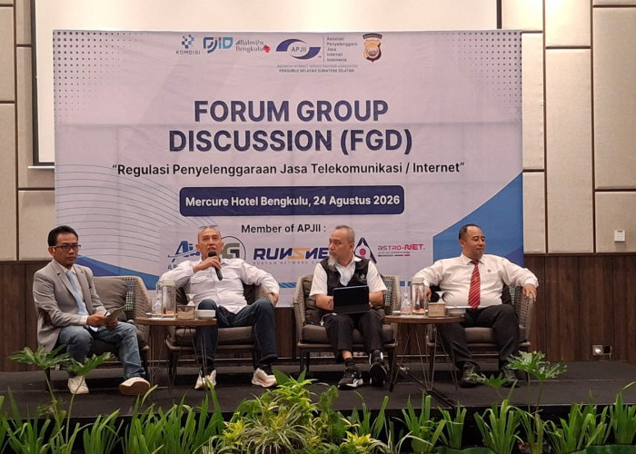 APJII Sumsel Gelar FGD di Bengkulu, Bahas Regulasi dan Tantangan Industri Internet